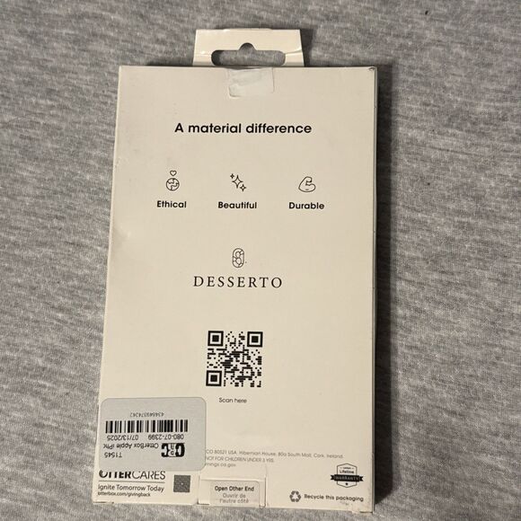 New iPhone 16  MagSafe OtterBox Symmetry Series case Cactus-based leather - Picture 3 of 5